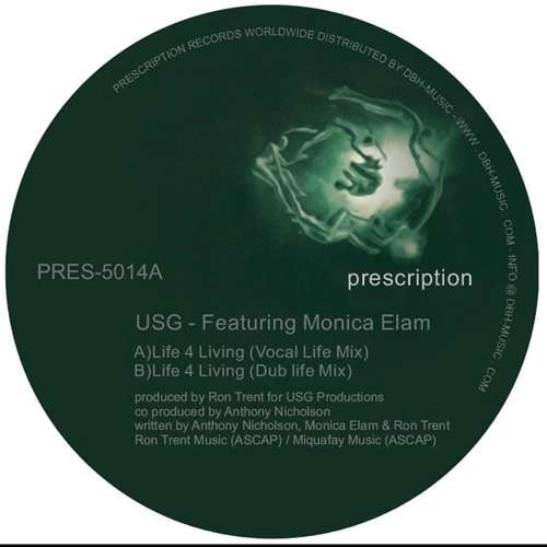 USG FT.MONICA ELAM / LIFE 4 LIVING (REISSUE)