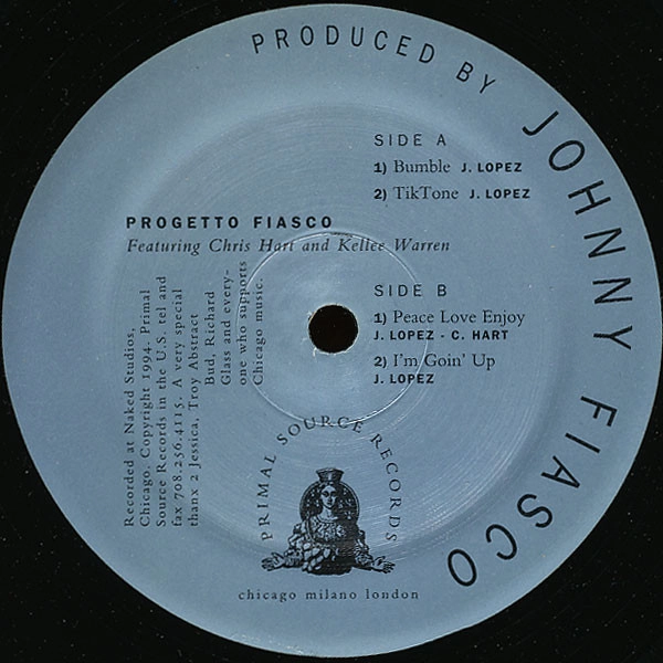 JOHNNY FIASCO / PROGETTO FIASCO