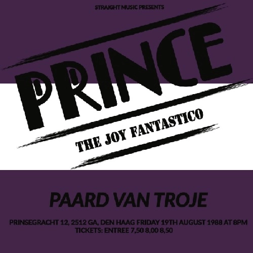 PRINCE / プリンス / ザ・ジョイ・ファンタスティコ - ライブ・イン・ザ・へーグ ‘88 (2CD)