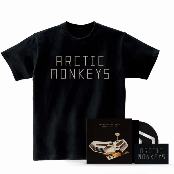 ARCTIC MONKEYS / アークティック・モンキーズ / TRANQUILITY BASE HOTEL + CASINO(CD+T-SHIRTS)L-SIZE