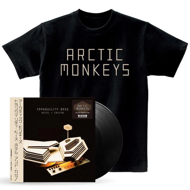 ARCTIC MONKEYS / アークティック・モンキーズ / TRANQUILITY BASE HOTEL + CASINO(LP+T-SHIRTS) / TRANQUILITY BASE HOTEL + CASINO（LP+T-SHIRTS）S-SIZE