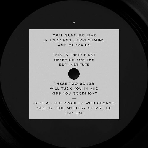 OPAL SUNN / PROBLEM WITH GEORGE B/W THE MYSTERY OF MR LEE
