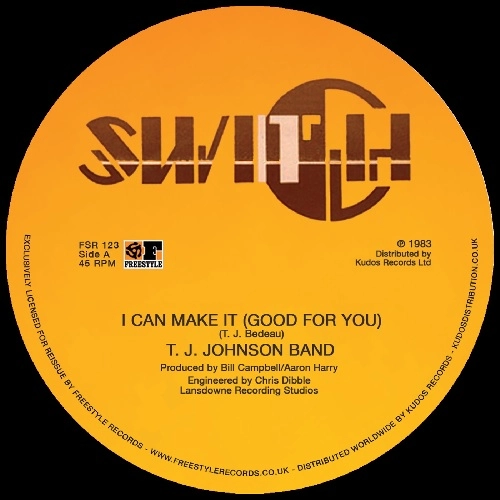 T.J.JOHNSON BAND / I CAN MAKE IT (GOOD FOR YOU) / DRAGONFLY