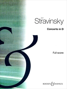 IGOR STRAVINSKY / イーゴリ・ストラヴィンスキー / CONCERTO IN D FULL SCORE