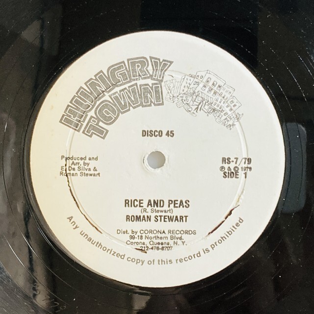 ROMAN STEWART / RICE AND PEAS