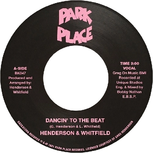 HENDERSON & WHITFIELD / DANCIN' TO THE BEAT