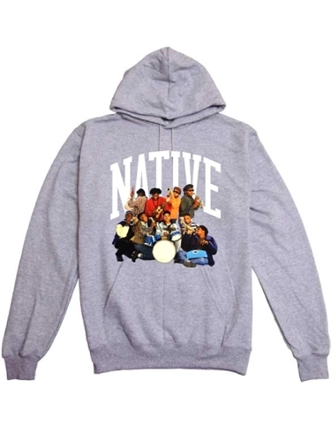 JUNGLE BROTHERS / ジャングル・ブラザーズ / Stillas"NATIVE"P/O Hoodie (H.GREY L)