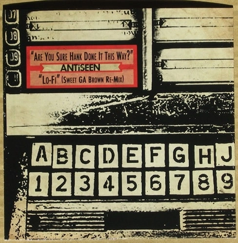 ANTISEEN / アンチシーン / ARE YOU SURE HANK DONE IT THIS WAY? (7")