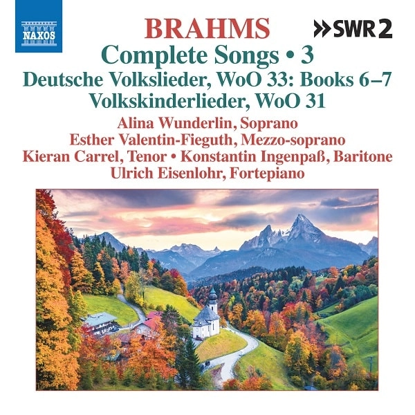 ALINA WUNDERLIN / アリーナ・ヴンダーリン / BRAHMS:COMPLETE SONGS 3