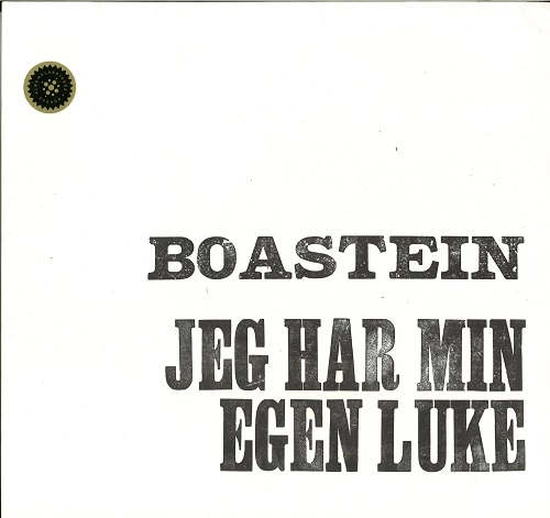 BOASTEIN / JEG HAR MIN EGEN LUKE: LIMITED VINYL