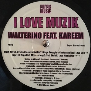 WALTERINO FEAT KAREEM SHABAAZ / I LOVE MUZIK