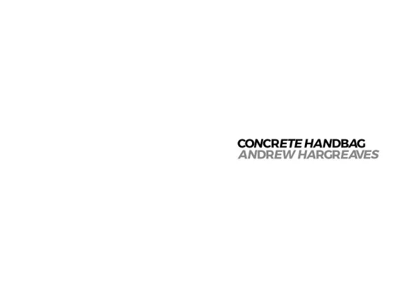 ANDREW HARGREAVES / CONCRETE HANDBAG