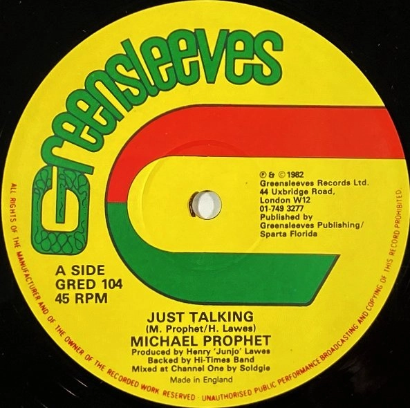 MICHAEL PROPHETS / JUST TALKING