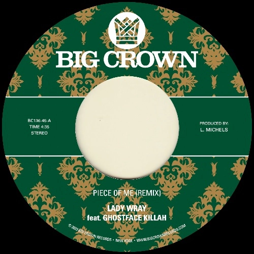 LADY WRAY / レディ・レイ / PIECE OF ME (REMIX) FEAT.GHOSTFACE KILLAH / JOY & PAIN (PETE ROCK REMIX)