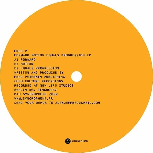 FRED P / フレッドP / FORWARD MOTION EQUALS PROGRESSION EP