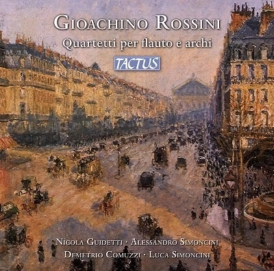NICOLA GUIDETTI / ニコラ・グイデッティ / ROSSINI:QUARTETS FOR FLUTE AND STRINGS