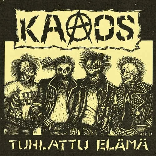 KAAOS / TUHLATTU ELAMA LIVE 1981 (LP)