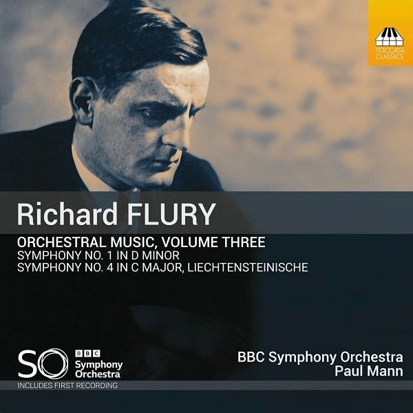 PAUL MANN / ポール・マン / FLURY:ORCHESTRAL MUSIC VOL.3 - SYMPHONY NO.1&4
