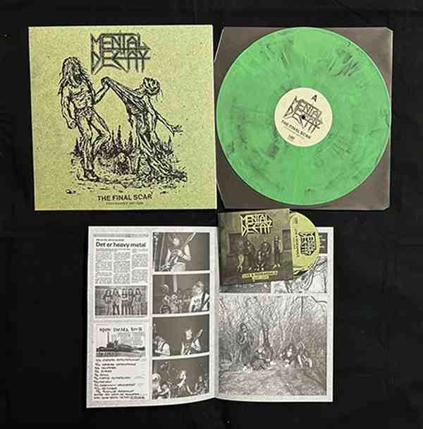 MENTAL DECAY(from DENMARK) / THE FINAL SCAR - DISCOGRAPHY 1987/1988 (DIEHARD MARBLE MINT-GREEN VINYL)