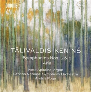 IVETA APKALNA / イヴェタ・アプカルナ / KENINS: SYMPHONIES NOS.5&8/ARIA