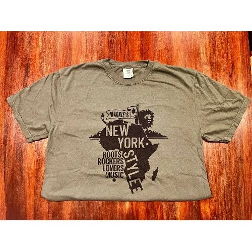 WACKIE'S T SHIRTS / NEW YORK STYLEE T-SHIRT OLIVE GREEN L
