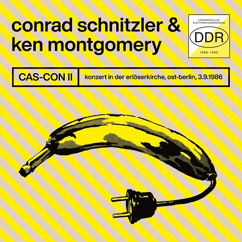 CONRAD SCHNITZLER & GEN KEN MONTGOMERY / CAS-CON II - KONZERT IN DER ERLOSERKIRCHE, OST-BERLIN, 3.9.1986