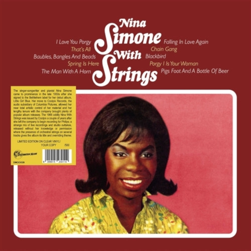 NINA SIMONE / ニーナ・シモン / NINA SIMONE WITH STRINGS (CLEAR VINYL)