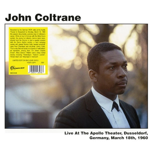 JOHN COLTRANE / ジョン・コルトレーン / LIVE AT THE APOLLO THEATER, DUSSELDORF, GERMANY MARCH 18TH, 1960