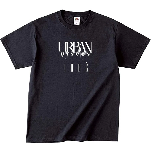 URBAN DISCOS / URBAN DISCOS*TUGG t-shirt black <M> / URBAN DISCOS×TUGG t-shirt black <M>