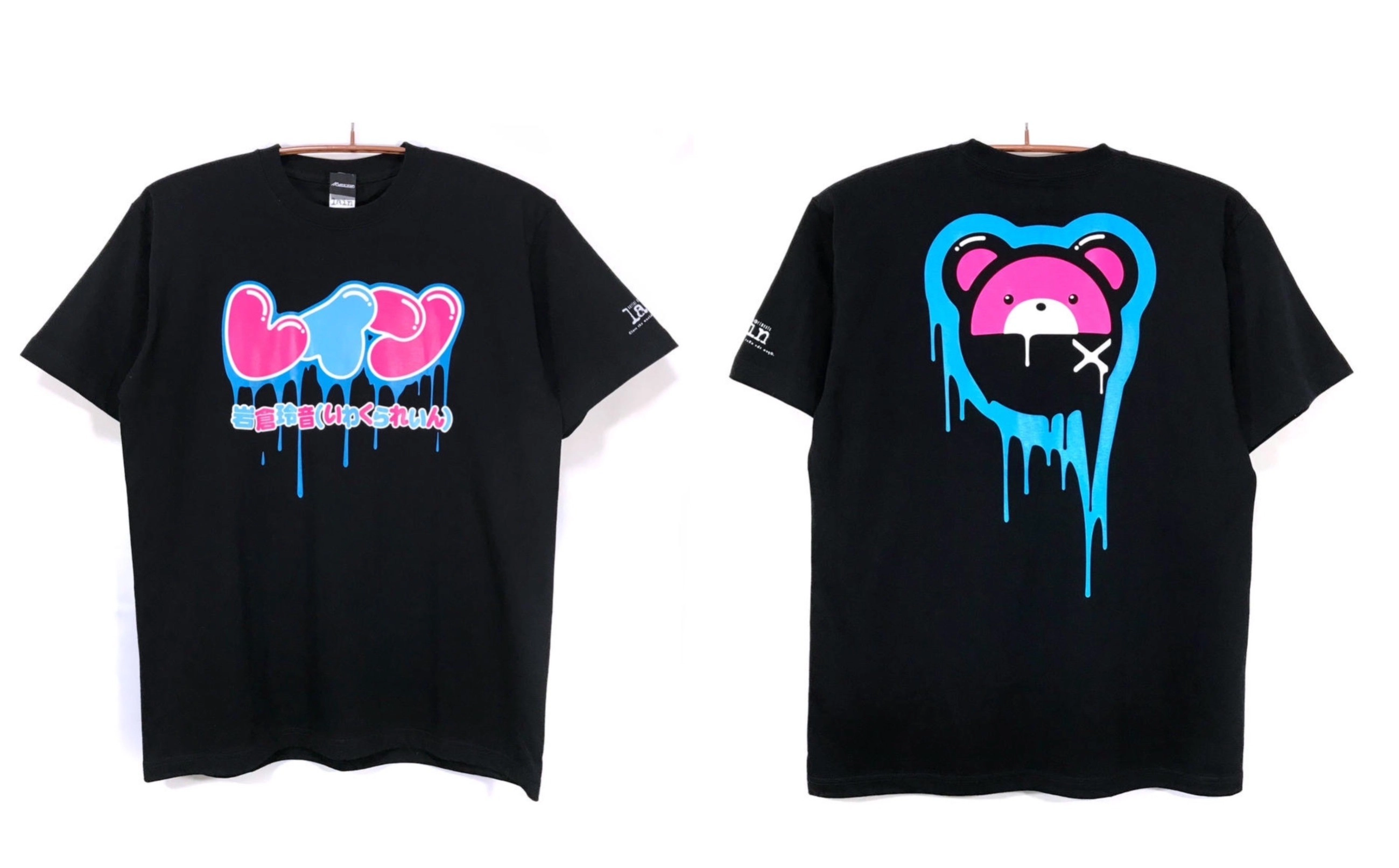 messa(JPN/APPAREL) / L / 【SERIAL EXPERIMENTS LAIN X NUMBER 3】GRAFF BEAR Tシャツ-BLACK-