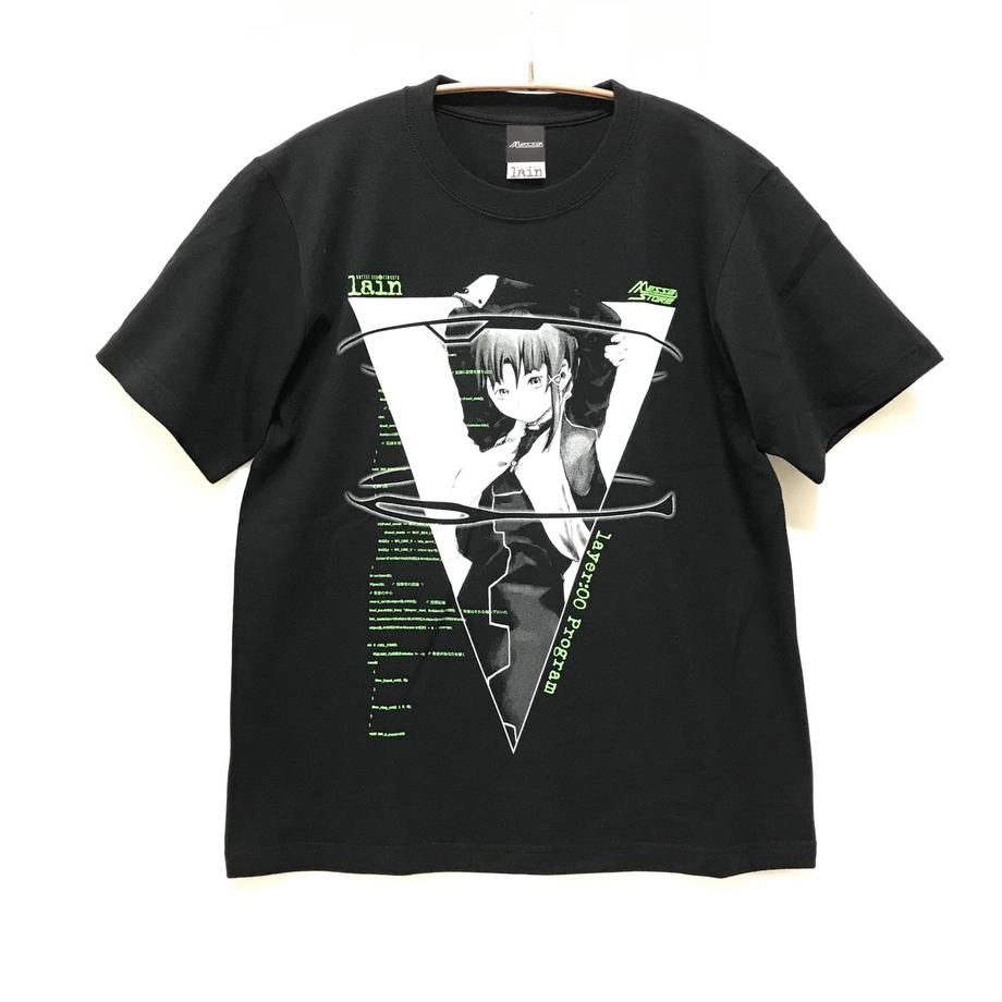 messa(JPN/APPAREL) / L / 【SERIAL EXPERIMENTS LAIN X MESSA STORE】ペルソナ Tシャツ-BLACK-