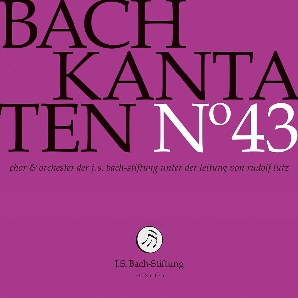 RUDOLF LUTZ / ルドルフ・ルッツ / BACH:KANTATEN N0.43
