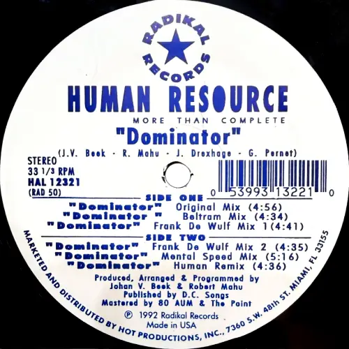 HUMAN RESOURCE / MORE THAN COMPLETE DOMINATOR