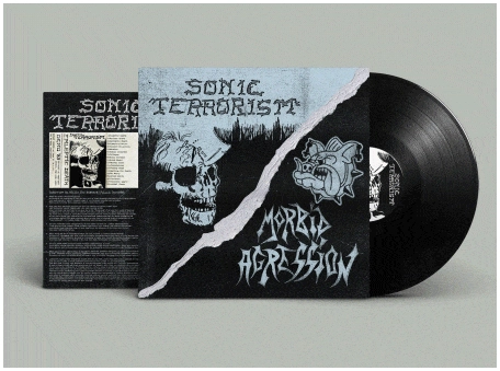 SONIC TERRORISM : MORBID AGRESSION / SPLIT (LP/BLACK VINYL)