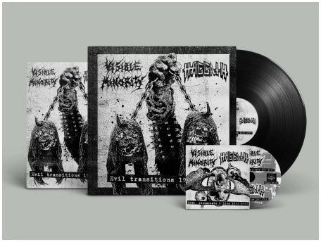 VISIBLE MINORITY : HAGGATH / EVIL TRANSITIONS 1985-1987 SPLIT (LP+CD/BLACK VINYL)