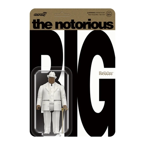 THE NOTORIOUS B.I.G. / NOTORIOUS B.I.G. REACTION FIGURE - WHITE SUIT
