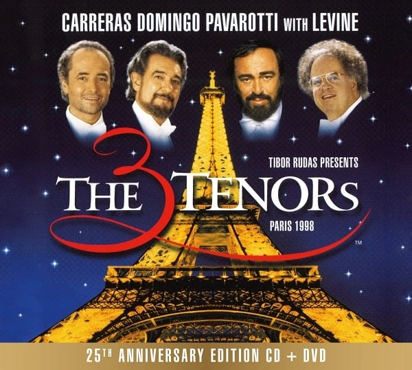 THREE TENORS (L.PAVAROTTI, J.CARRERAS & P.DOMINGO) / 3大テノール (パヴァロッティ、カレーラス & ドミンゴ) / THREE TENORS PARIS 1998 - 25TH ANNIVERSARY (CD+DVD) / THREE TENORS PARIS 1998 - 25TH ANNIVERSARY (CD+DVD) 