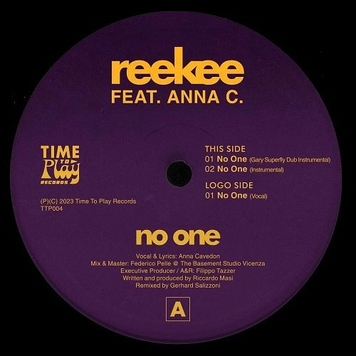 REEKEE / NO ONE (FEAT. ANNA C.)