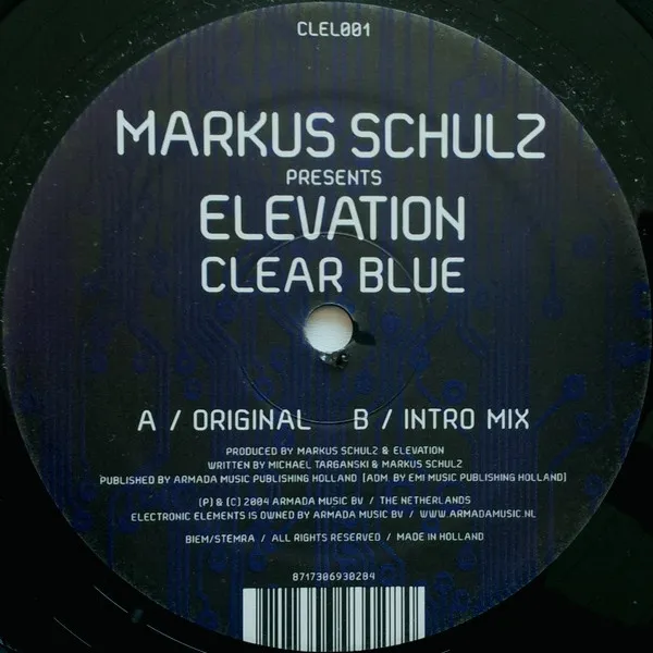 MARKUS SCHULZ / CLEAR BLUE
