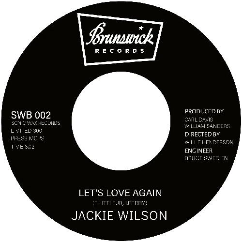 JACKIE WILSON / ジャッキー・ウィルソン / LETS LOVE AGAIN