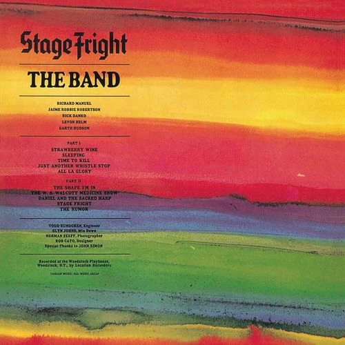 THE BAND / ザ・バンド / STAGE FRIGHT (LP)