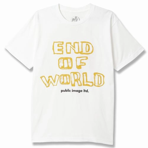 PUBLIC IMAGE LTD (P.I.L.) / パブリック・イメージ・リミテッド / エンド・オブ・ワールド Tシャツ ホワイト [XL] / END OF WORLD S/S TEE WHITE [XL]