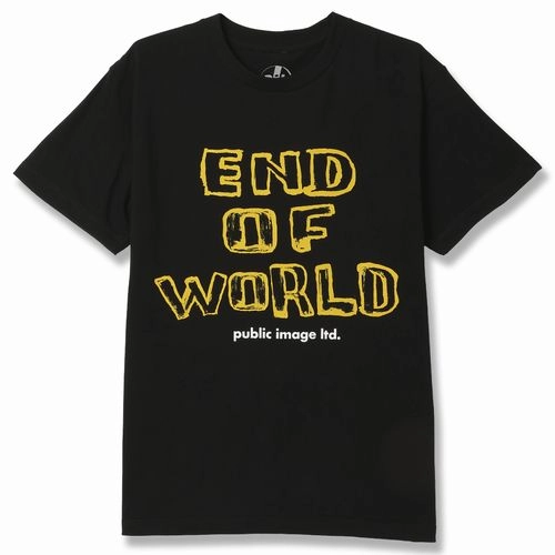 PUBLIC IMAGE LTD (P.I.L.) / パブリック・イメージ・リミテッド / エンド・オブ・ワールド Tシャツ ブラック [S] / END OF WORLD S/S TEE BLACK [S]