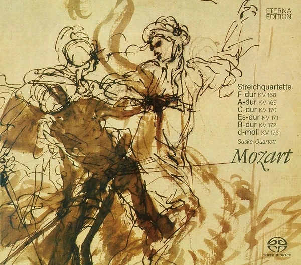 SUSKE QUARTETT (BERLINER STREICHQUARTETT) / ズスケ四重奏団(ベルリン弦楽四重奏団) / モーツァルト：ウィーン弦楽四重奏曲全集（第8～13番）