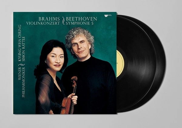 SIMON RATTLE / サイモン・ラトル / BRAHMS:VIOLIN CONCERTO/BEETHOVEN:SYMPHONY NO.5 (2LP)