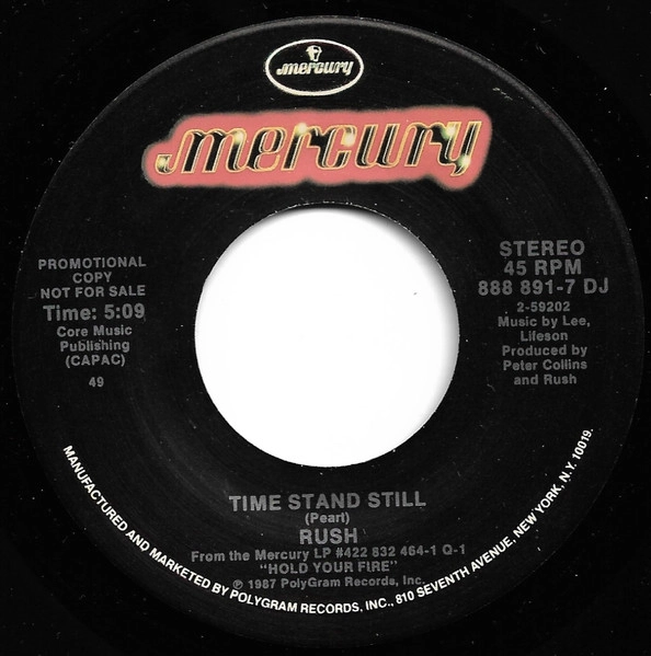 RUSH / ラッシュ / TIME STAND STILL