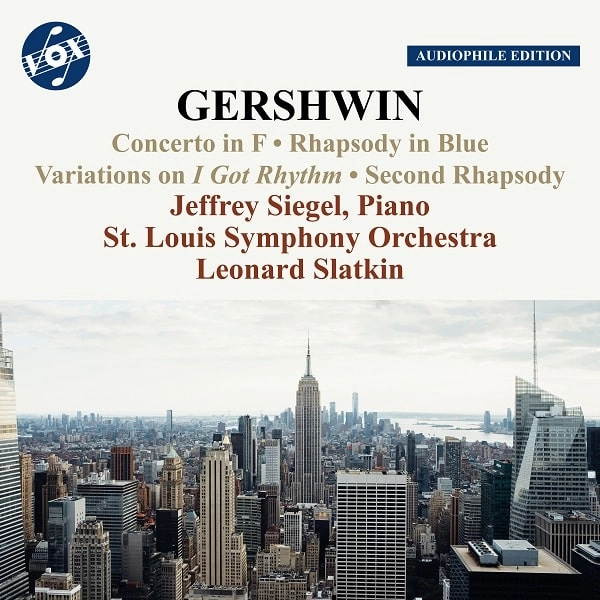 JEFFREY SIEGEL / ジェフリー・シーゲル / GERSHWIN:RHAPSODY IN BLUE/CONCERTO