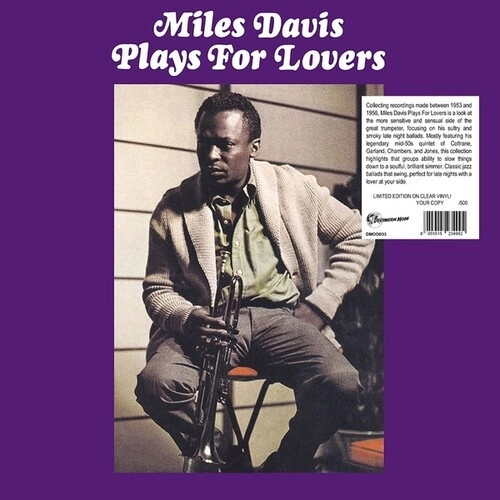 MILES DAVIS / マイルス・デイビス / Plays For Lovers(LP/CLEAR VINYL)