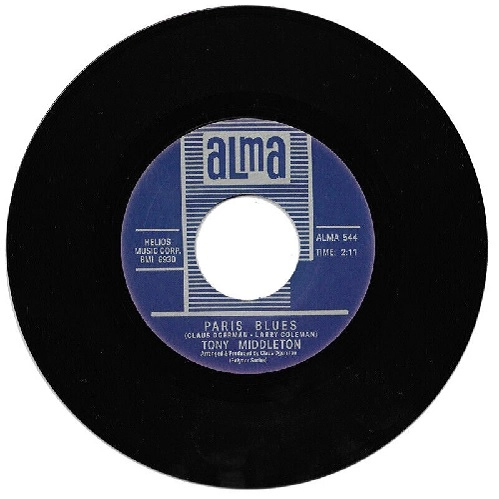 TONY MIDDLETON / PARIS BLUES / TO THE END OF THE EARTH