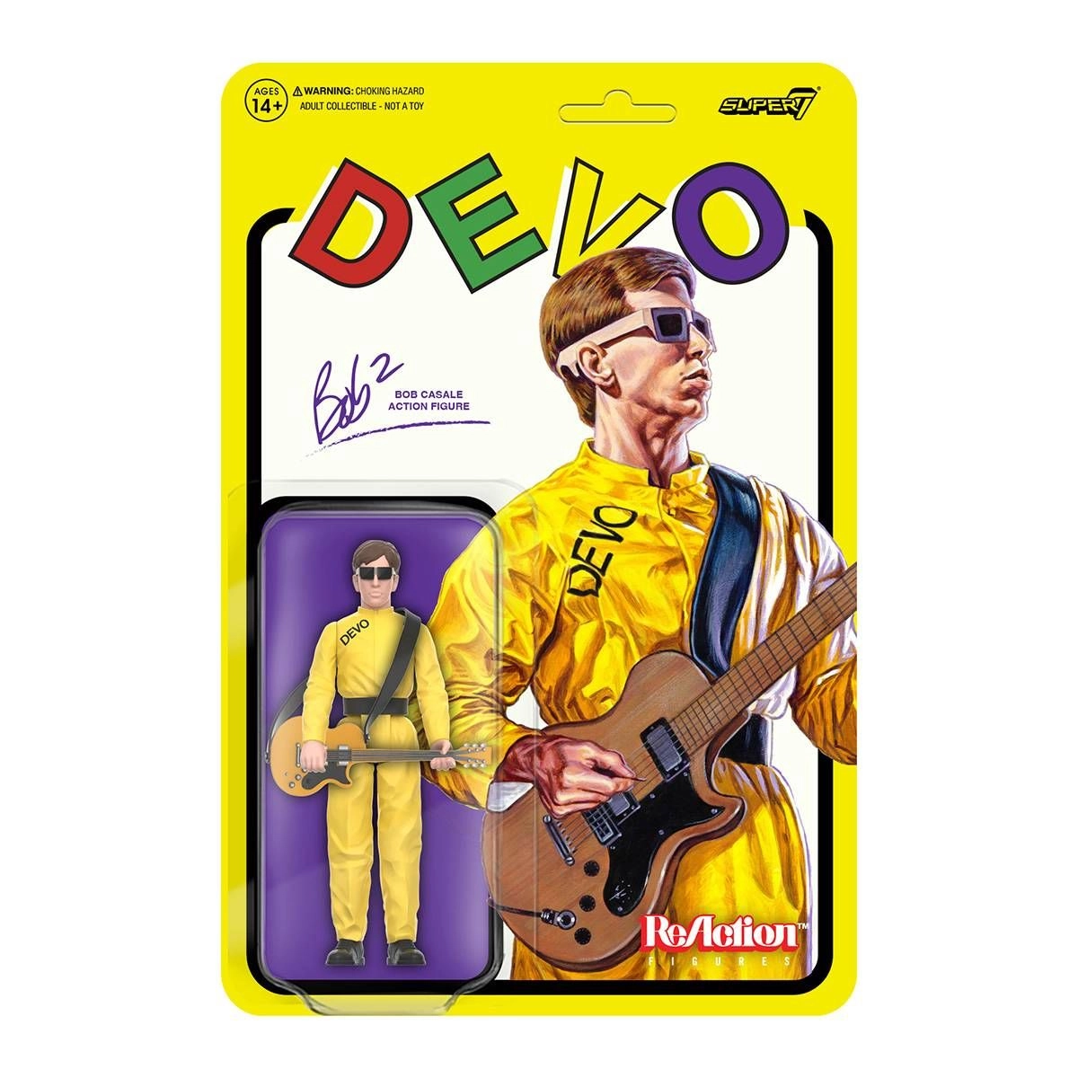 DEVO / ディーヴォ / SUPER7 - DEVO REACTION FIGURE WAVE 2 - SATISFACTION BOB CASALE